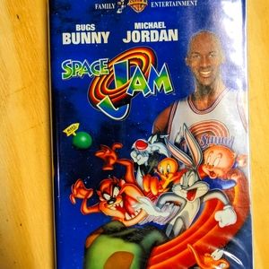 Space Jam VHS in clamshell